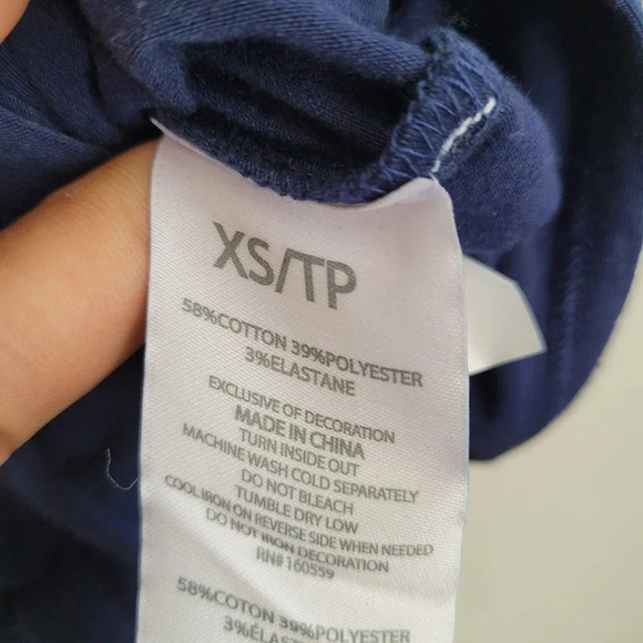 Cardinals Womens Tank Top XS Blue Red Logo Cotton Tie Front Wrap Sleeveless - Picture 4 of 9